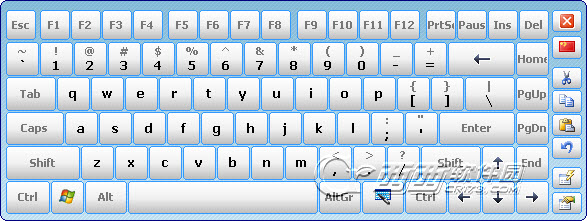 (Hot Virtual Keyboard) 虚拟屏幕键盘v5.3.1.0 免费中文绿色版