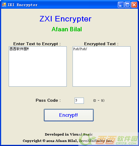ZXI Encrypter 1.0.0.0 full