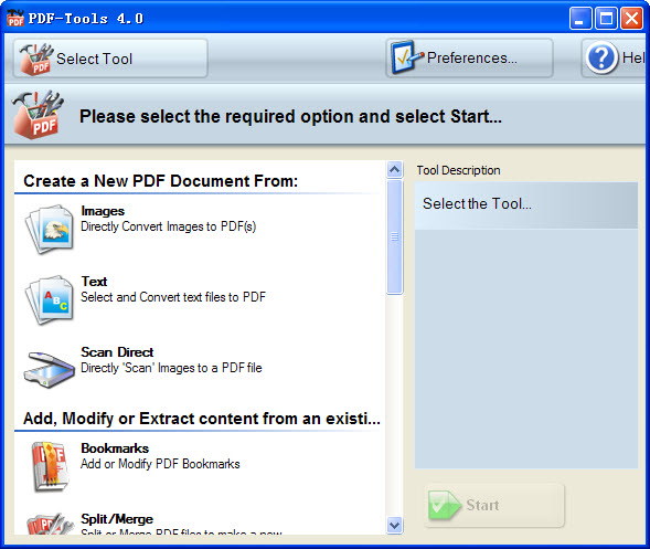 PDF-Tools设置为绿色中文版——把PDF文档转换成DOC，TXT的工具