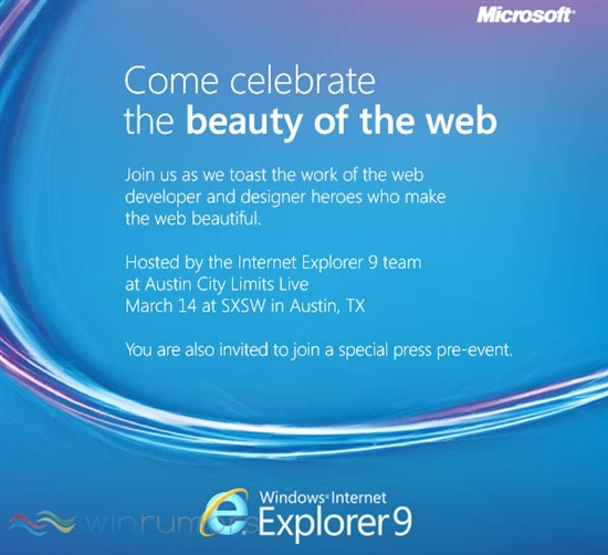 IE9最新消息:正式版将于下周发布