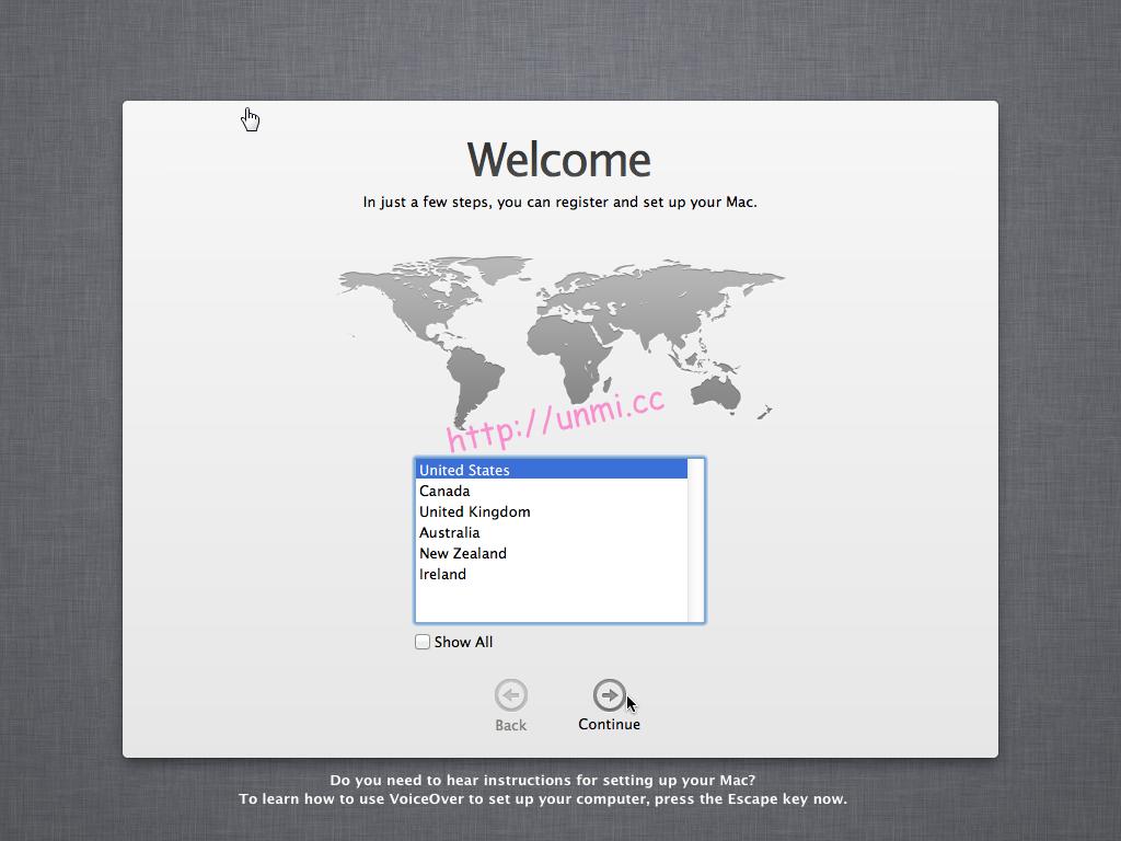 VMware 9 安装 Mac OS X 10.8 Mountain Lion 图文教程