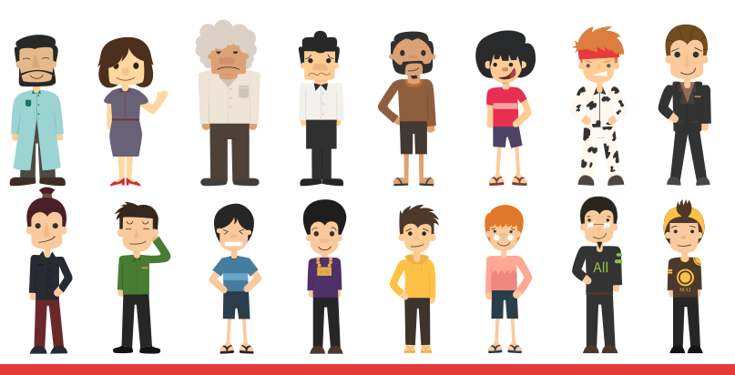 商务人物分析ppt模板